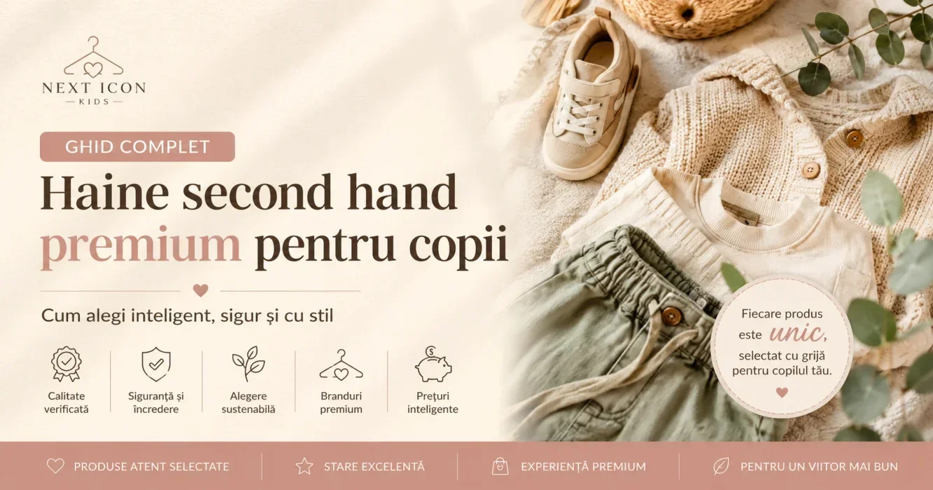 Ghid complet pentru haine second hand premium pentru copii: cum alegi inteligent