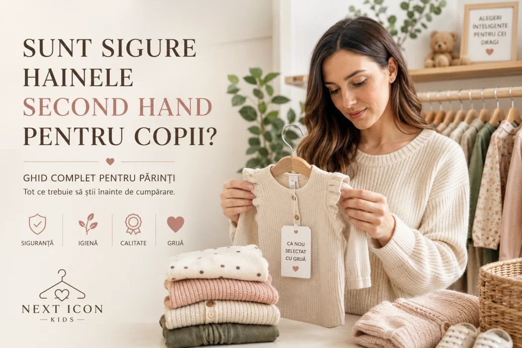 Sunt sigure hainele second hand pentru copii? Ghid complet pentru părinți