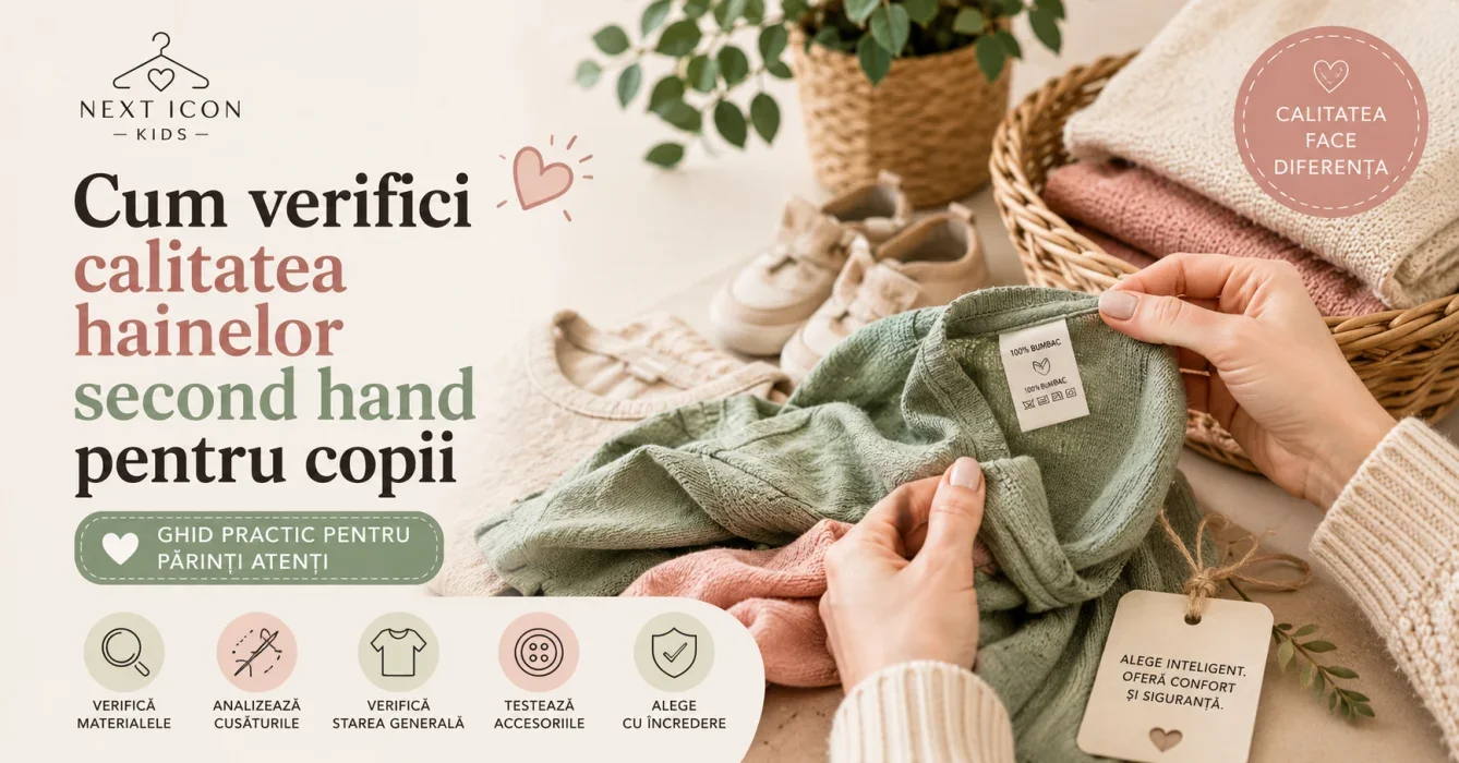Cum verifici calitatea hainelor second hand pentru copii