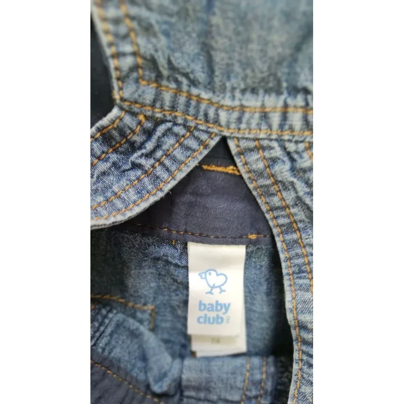 Salopeta Denim C&A Baby Club albastru pentru Baieti 74