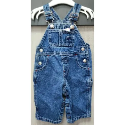 Salopeta Denim Fără brand albastru pentru Baieti 62 foto 2
