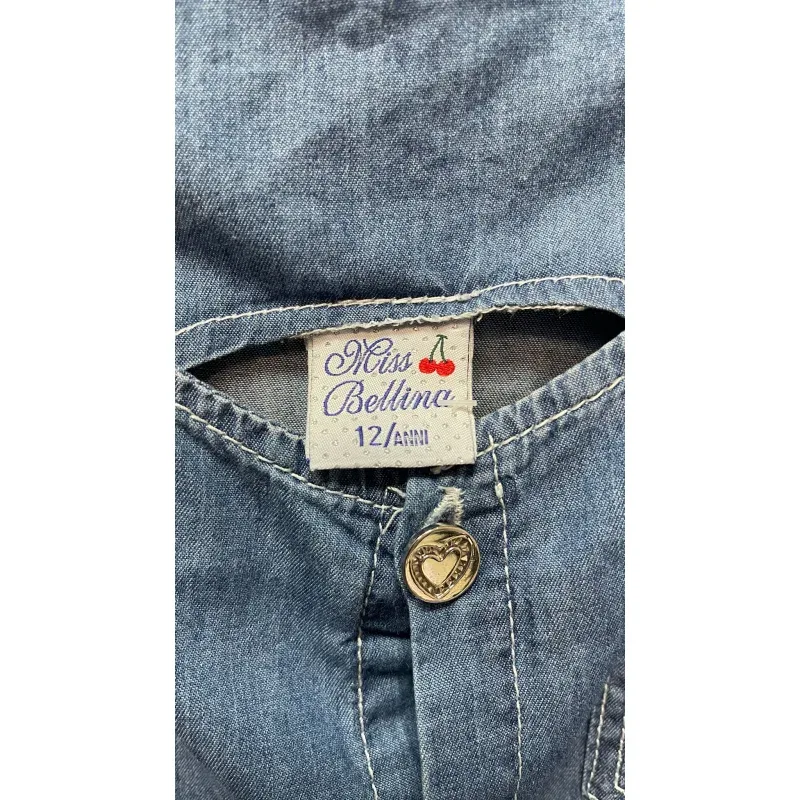 Rochie Denim Yes Miss albastru pentru Fete 12 ani
