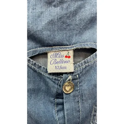 Rochie Denim Yes Miss albastru pentru Fete 12 ani foto 4