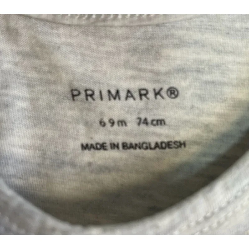 Tricou Bumbac Primark gri Cu imprimeu pentru Baieti 74