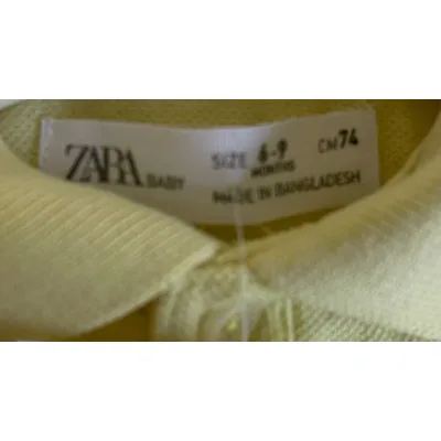 Tricou Bumbac Zara Baby galben Cu imprimeu pentru Baieti 74 foto 4