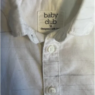 Cămăși Bumbac C&A Baby Club alb gri pentru Baieti 74 foto 4
