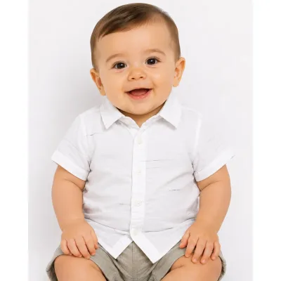 Cămăși Bumbac C&A Baby Club alb gri pentru Baieti 74
