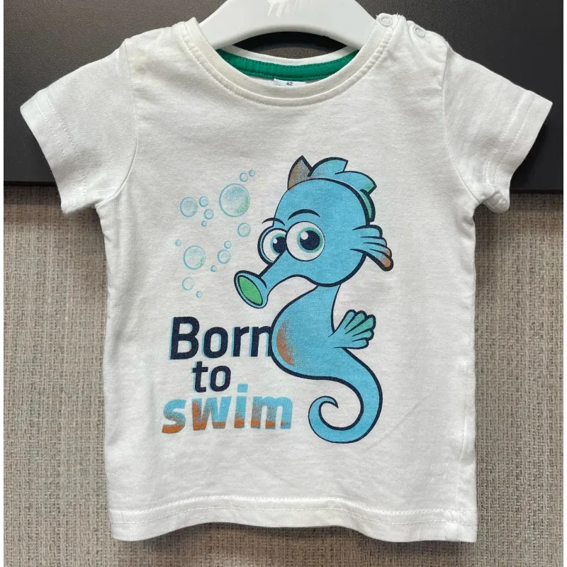 Tricou Bumbac DopoDopo alb Cu imprimeu pentru Baieti 62