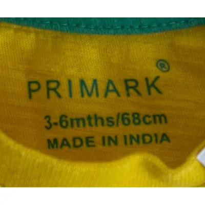 Tricou Bumbac Primark galben pentru Baieti 68 foto 4