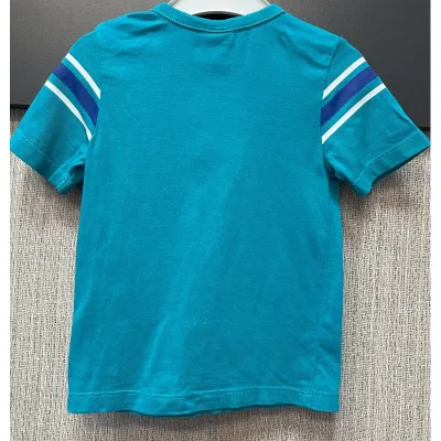 Tricou Bumbac s.Oliver turcoaz Cu imprimeu 74 foto 3