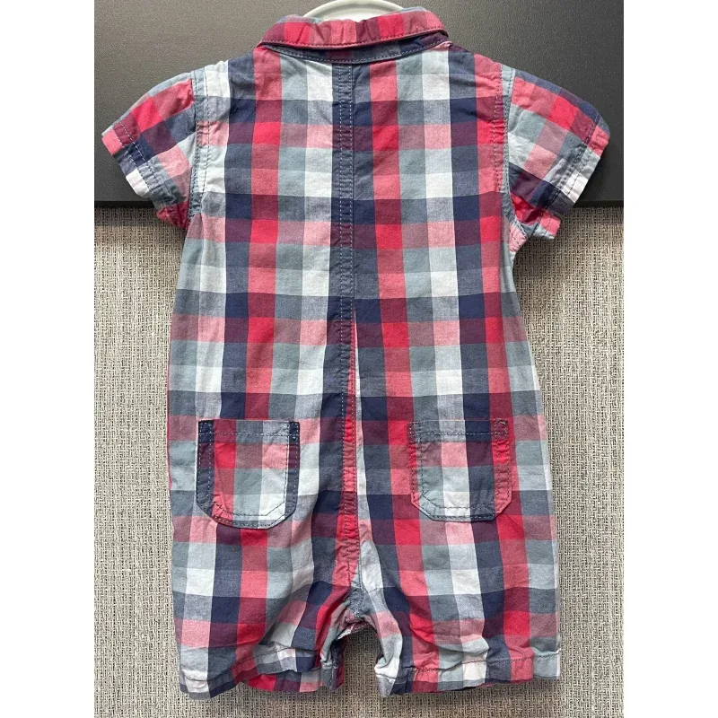 Salopeta Bumbac Fără brand rosu gri belumarin pentru Baieti 68