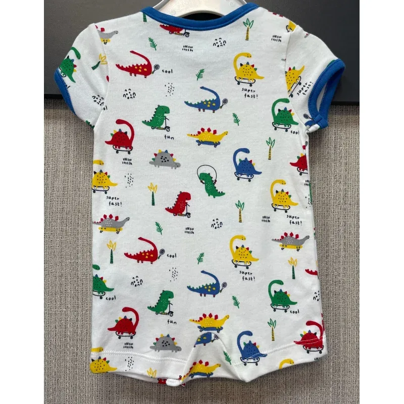 Salopeta Bumbac Primark alb multicolor Cu imprimeu pentru Baieti 68