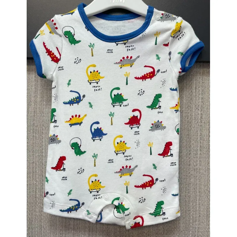Salopeta Bumbac Primark alb multicolor Cu imprimeu pentru Baieti 68