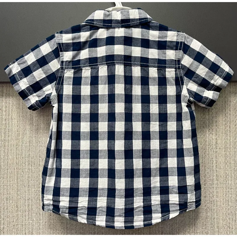 Cămăși Bumbac F&F Kids alb bleumarin pentru Baieti 74