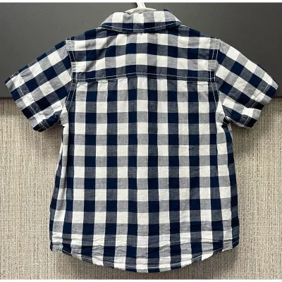 Cămăși Bumbac F&F Kids alb bleumarin pentru Baieti 74 foto 3