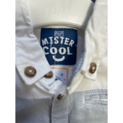 Cămăși Bumbac F&F Kids alb gri bleu pentru Baieti 68 foto 4