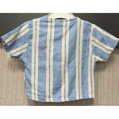Jacheta Bumbac Fără brand crem bleu pentru Baieti 80 foto 3