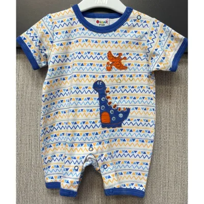 Salopeta Bumbac GIANT bleu albastru Cu imprimeu pentru Baieti 74 foto 2