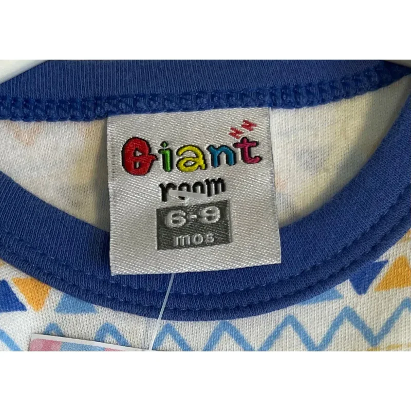 Salopeta Bumbac GIANT bleu albastru Cu imprimeu pentru Baieti 74