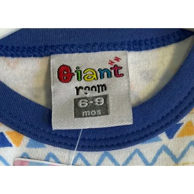 Salopeta Bumbac GIANT bleu albastru Cu imprimeu pentru Baieti 74 foto 4
