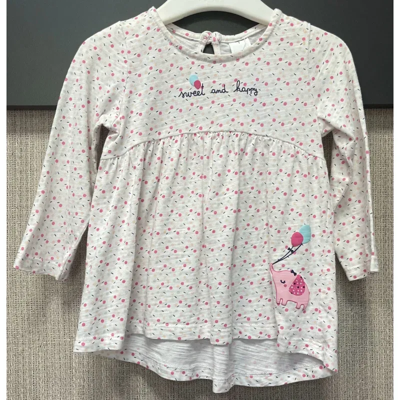 Bluza Bumbac C&A Baby Club alb pentru Fete 74