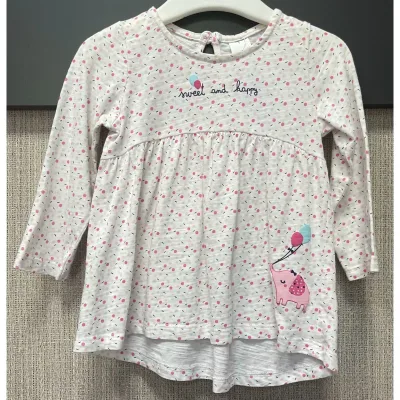 Bluza Bumbac C&A Baby Club alb pentru Fete 74 foto 2