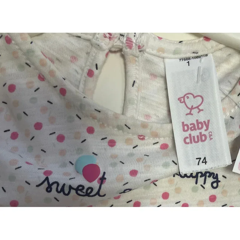 Bluza Bumbac C&A Baby Club alb pentru Fete 74