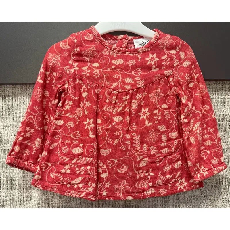 Bluza Bumbac So Cute rosu burgund Cu imprimeu pentru Fete 74