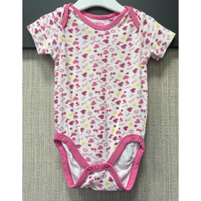 Body Bumbac Lupilu roz Cu imprimeu pentru Fete 74