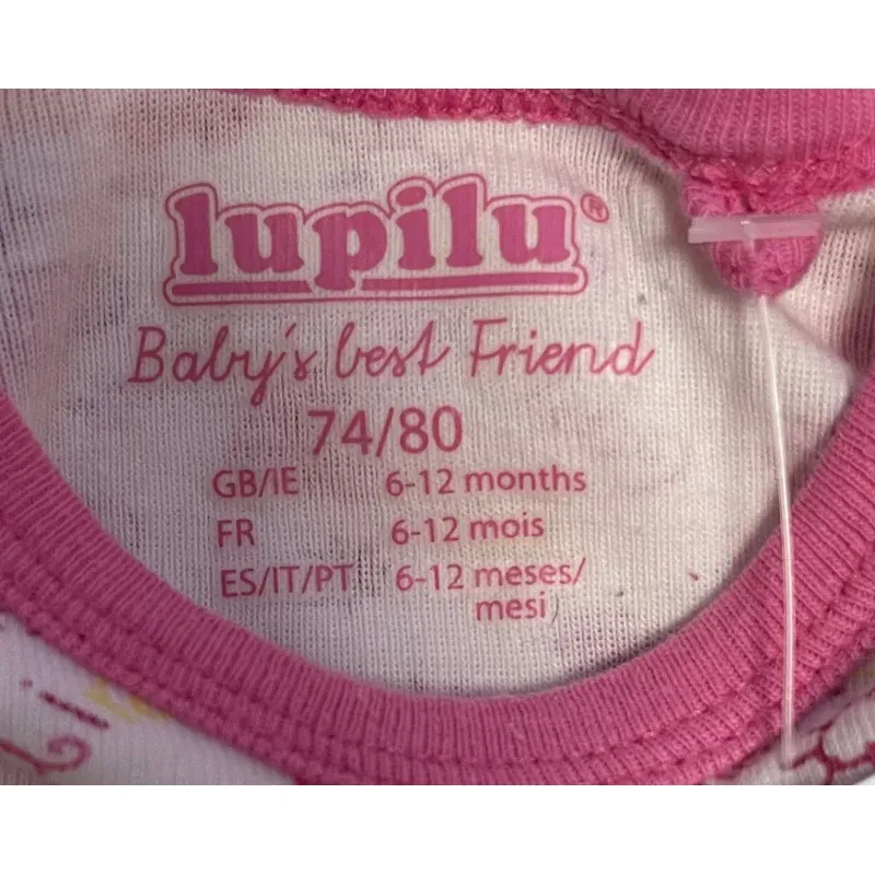 Body Bumbac Lupilu roz Cu imprimeu pentru Fete 74