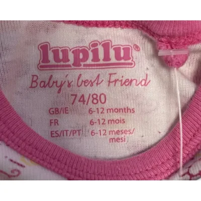 Body Bumbac Lupilu roz Cu imprimeu pentru Fete 74 foto 4