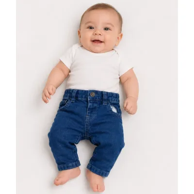 Blugi Denim C&A Baby Club albastru pentru Baieti 68