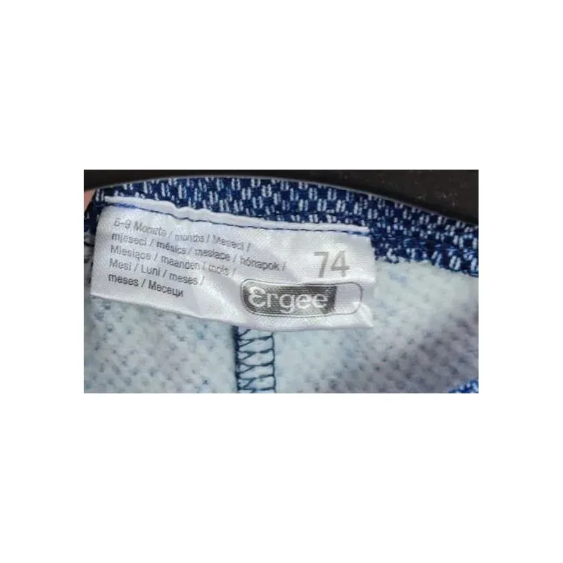 Pantalon Amestec materiale Ergee albastru pentru Baieti 74