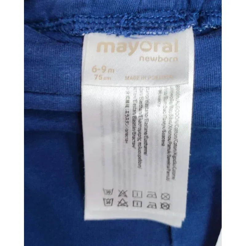 Pantalon Bumbac Mayoral albastru pentru Baieti 74