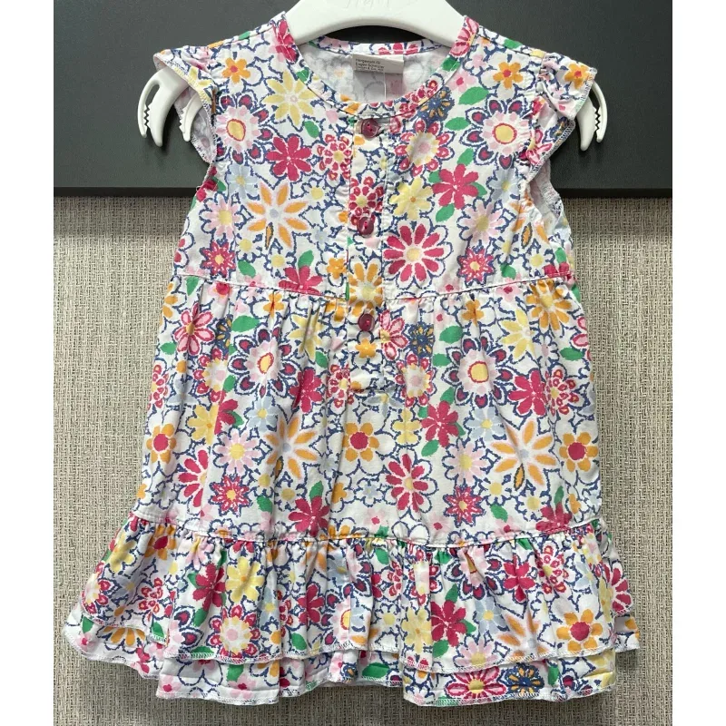 Rochie Bumbac Fără brand multicolor Cu imprimeu pentru Fete 68