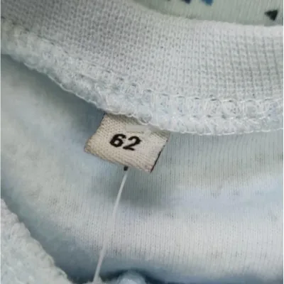 Salopeta Bumbac Fără brand bleu Cu imprimeu pentru Bebe 62 foto 4