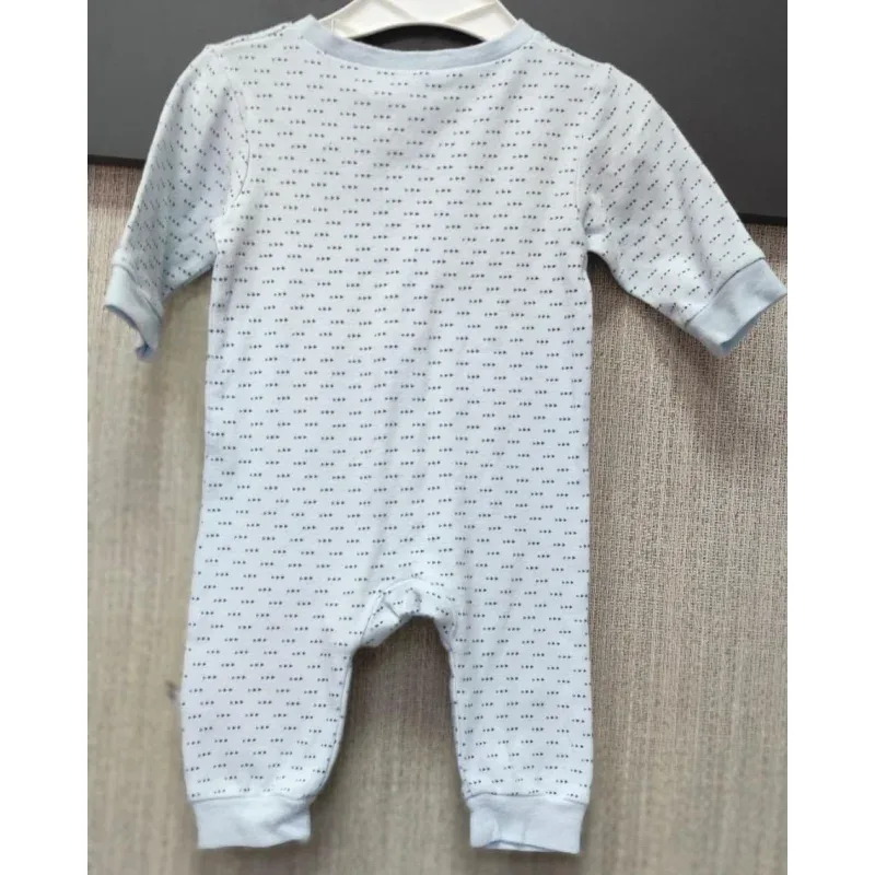 Salopeta Bumbac Fără brand bleu Cu imprimeu pentru Bebe 62