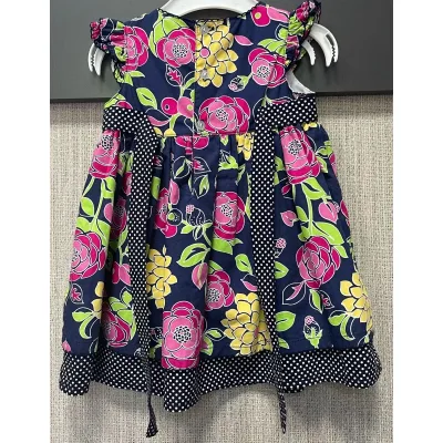 Rochie Laura Ashley bleumarin multicolor Cu imprimeu 74 foto 3