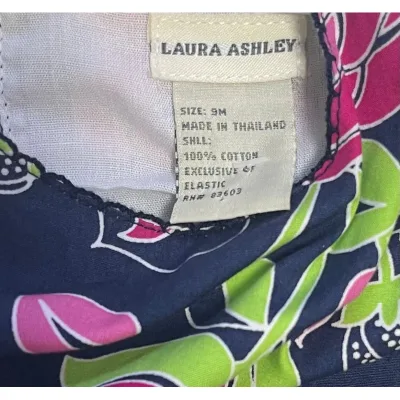 Rochie Laura Ashley bleumarin multicolor Cu imprimeu 74 foto 4