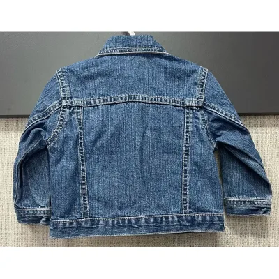 Geaca Denim Impidimpi albastru Cu imprimeu 74 foto 3