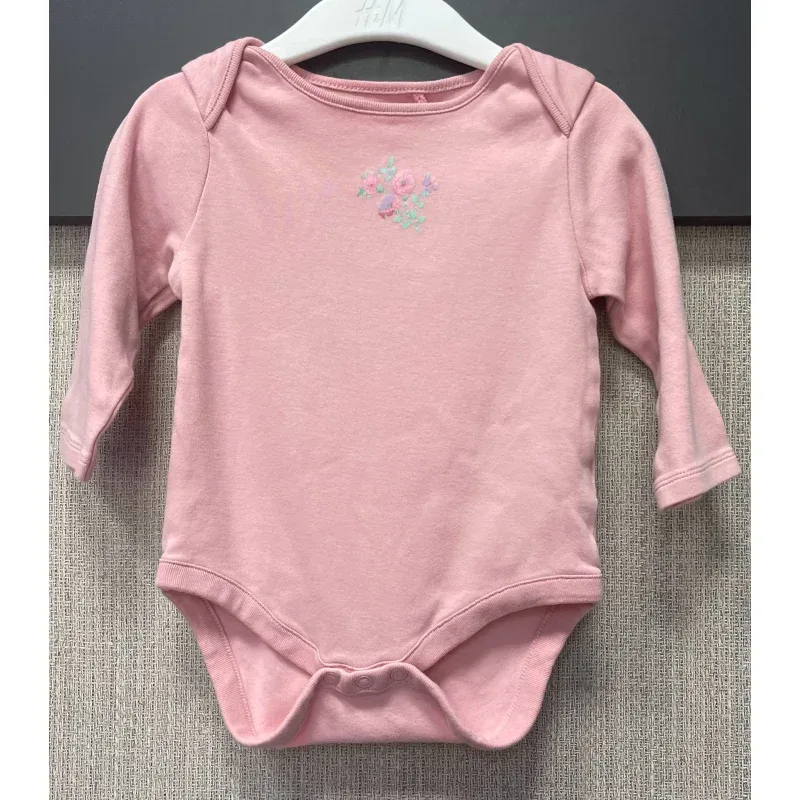 Body Bumbac Next Baby roz Cu imprimeu pentru Fete 80