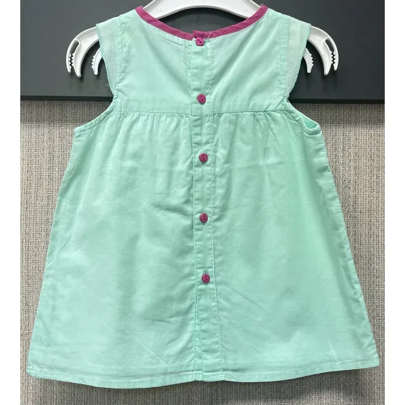 Rochie Bumbac Fără brand turcoaz pentru Bebe 56