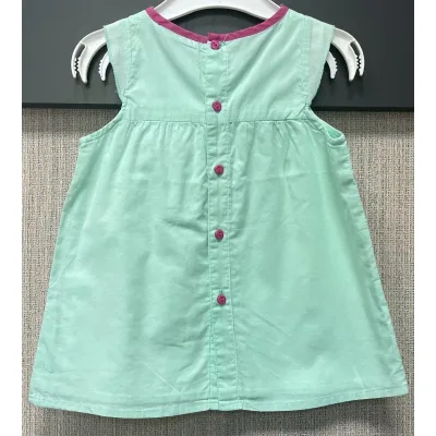 Rochie Bumbac Fără brand turcoaz pentru Bebe 56 foto 3