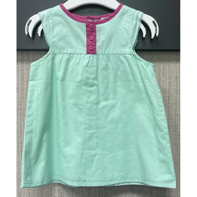 Rochie Bumbac Fără brand turcoaz pentru Bebe 56