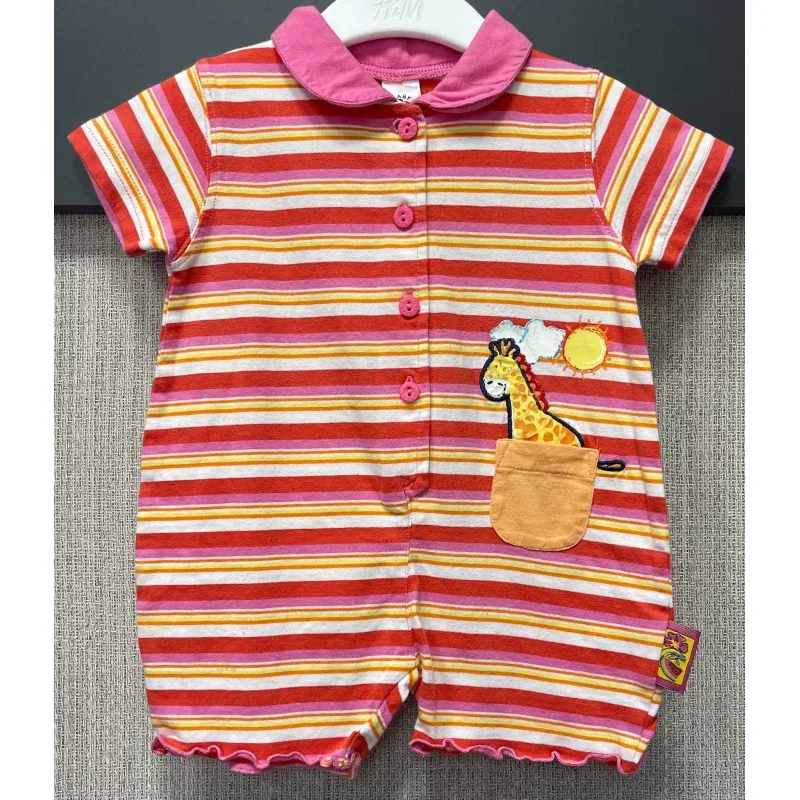 Salopeta Bumbac C&A Baby Club multicolor Cu imprimeu pentru Bebe 68