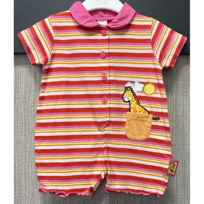 Salopeta Bumbac C&A Baby Club multicolor Cu imprimeu pentru Bebe 68 foto 2