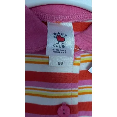 Salopeta Bumbac C&A Baby Club multicolor Cu imprimeu pentru Bebe 68 foto 4