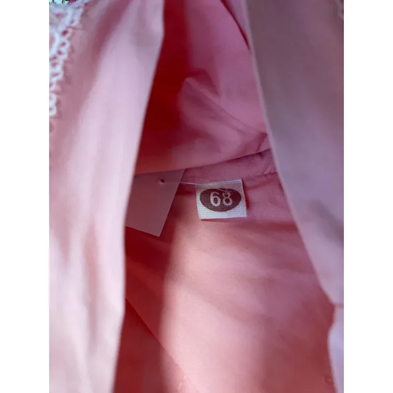 Rochie Bumbac Fără brand trandafiriu Cu imprimeu pentru Bebe 68