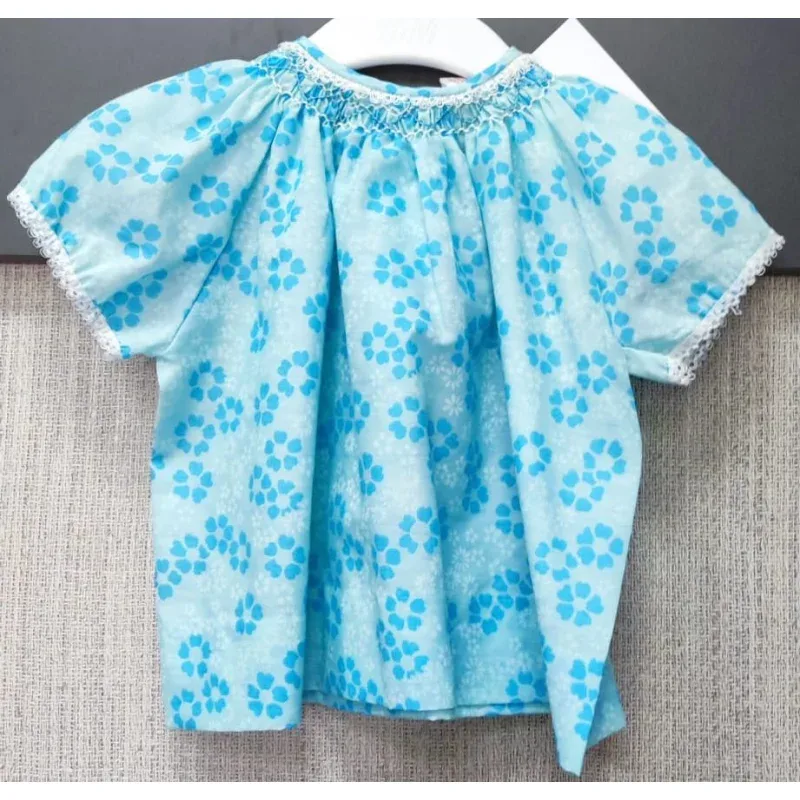 Bluza Amestec materiale Ladybird bleu Cu imprimeu pentru Bebe 68