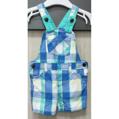 Salopeta Bumbac In Extenso verde Cu imprimeu pentru Bebe 68 foto 2